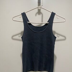 Brandy Melville Black Ribbed Tank Top